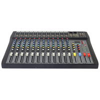 Mélangeur 12 canaux pour les performances en plein air et la famille KTV avec interface audio USB Console de son mixage professionnel
