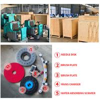 Autolaveuse autoportée électrique 24V nouvelle génération à eau froide pour nettoyage/décalaminage/décapage MRCH 1300W OEM/ODM