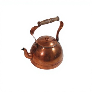 Round Shape Customized Size Serving Tea <b>Pot</b> Finest Quality Copper Coffee Kettle With Handle By Home Arts - Product Image 1
