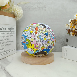 USB โคมไฟกลางคืนพิมพ์ลาย3D ดวงจันทร์เปลี่ยนสีได้สำหรับบ้านห้องนอนห้องนั่งเล่นบรรยากาศกลางคืน10ซม. พร้อมรีโมทคอนโทรล - Product Image 3