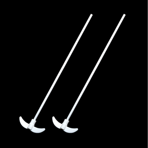 White PTFE Magnetic Stirring Rods & Paddles with Leaf Blades IP55 Protection 0.2% Speed Control Precision for <b>Laboratory</b> Use - Product Image 3
