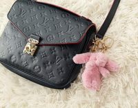 Finestyle Écologique et Durable Mignon Lapin En Peluche Porte-clés 3.5 "Pouces Mini Charme pour Sacs À Dos Cadeau Pour Femme