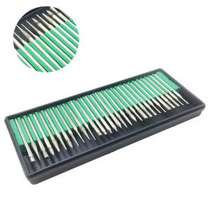 30 Pcs Chuyên Nghiệp Electroplated Kim Cương Mài Đầu 3Mm Burrs Mài Bit Set Cho <span class=keywords><strong>Dremel</strong></span> Quay Điện Mài - Product Image 2