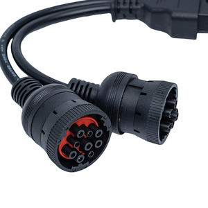 Ağır 6-Pin J1708 veya 9-Pin J1939 16-Pin OBD2 OBDII adaptör kablosu için otomotiv kamyon ve otomobil aksesuarı için - Product Image 2