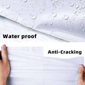 Huamaohengchun 100 Pack 12x15.5 Inch White Poly Mailers Strong Adhesive Sealing Waterproof Tear-resistant Mailing Bags - Product Image 4