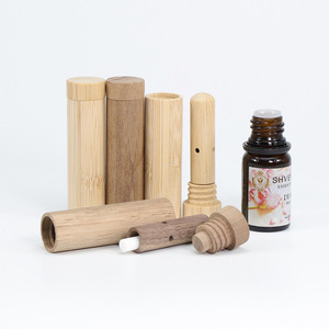Bâtonnets d'encens en bois pour huiles essentielles, en noyer noir et bambou, cylindriques, pour inhalation, rafraîchissants, design moderne et épuré - Product Image 3