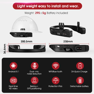 Grandtimel Công Nghệ Cao Chuyên Nghiệp Hands Free Video Công Việc Lĩnh Vực Nơi Làm Việc Hỗ Trợ Từ Xa Android HD Camera Hành Động Trong Mũ Bảo Hiểm - Product Image 6