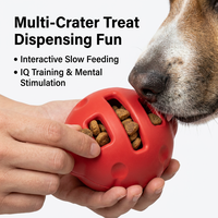 Juguete de Goma Natural para Perros, Dispensador de Golosinas, Pelota Interactiva para Masticar, Juguete para Perros Agresivos, Venta al Por Mayor