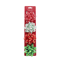 Noeud étoile de Noël personnalisé pour emballages cadeaux et décorations d'arbre, cadeaux de mariage, fêtes d'anniversaire, noeud étoile doré