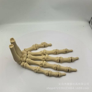 Mano Scheletrica Stampata in 3D con Articolazioni Mobili e Dita Movibili, Decorazione per Halloween, Giocattolo da Scrivania, Regalo - Product Image 3