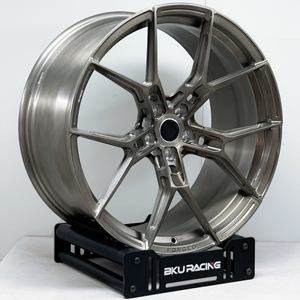 ล้อฟอร์จ Bku 5x112 สำหรับล้อออดี้ A8 S8 D5 Q3 Q5 Q7 SQ7 <span class=keywords><strong>SQ5</strong></span> Q8 RSQ8 <span class=keywords><strong>E</strong></span>-<span class=keywords><strong>tron</strong></span> GT ขนาด 19 20 21 22 นิ้ว ขอบเว้า ขัดเงา ล้ออัลลอย - Product Image 1