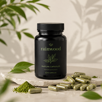 Capsules de matcha, capsules d'extrait de thé vert, capsules naturelles à base de plantes, fabricant OEM, approvisionnement en gros