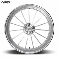 Jantes forgées NJQS neuves 40mm 100mm PCD 5x112 5x120 Deep Dish en aluminium pour camion, 15-30 pouces, chromées, multi-rayons