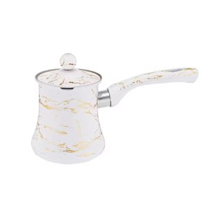 In acciaio inox morbido toccante manico arabic caffè turco tazze più caldo piatto opzionale tazza di caffè <span class=keywords><strong>set</strong></span> 3 pezzi con coperchio per la casa - Product Image 1