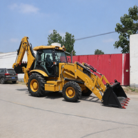 Backhoe Loader FC-388Y 4x4 Roda Tidak Sama, Mesin Diesel, Tugas Berat, Berat Operasi 8320kg, Beban Terukur 2500kg