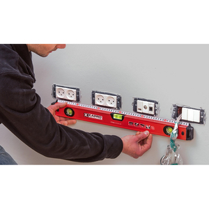 Niveau à bulle magnétique professionnel en aluminium KAPRO 3 bulles KAP770M-80 #   Fabriqué en Italie pour des mesures précises - Product Image 5