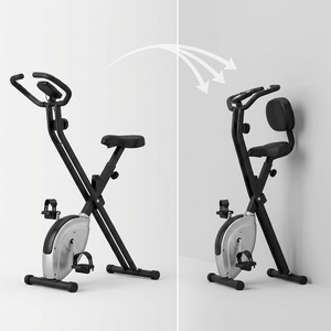 Vélo d'<span class=keywords><strong>exercice</strong></span> à résistance magnétique, vélo d'appartement pliable à 8 niveaux réglables avec écran LCD pour entraînement <span class=keywords><strong>cardio</strong></span> à domicile - Product Image 3
