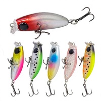 Micro leurre minnow à coulée lente en ABS 25g/35mm pour la pêche à la mandarine, à la truite et à la poisson-chat AM79