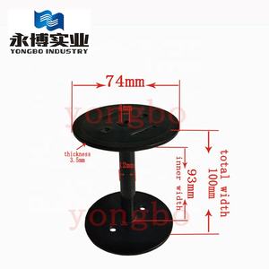 74 מ "מ הזרקת מרופדים חומר שחור פלסטיק קוצץ 90 מ" מ קוטר כל מיני סרט אריזת shoelace אריזה גבוהה - Product Image 2