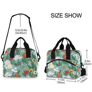 Customized Print Lunch Cooler Bag Thermal Lunch Box Simple Insulated Cooler Bags - Product Image 3