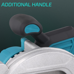 Scie circulaire sans fil Podofo 5,5 pouces/140 mm, sans balais, 6300 tr/min, 500 W, compacte, alésage 20 mm, 2 batteries, vente en gros - Product Image 6