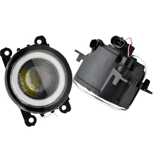 2 X Car Front Bumper LED Fog Light Assembly Angel Eye Daytime Running Light DRL 12V para Subaru WRX STI 2015 2016 - Product Image 5