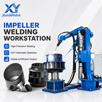 Nouveau robot de soudage automatique à six axes YASKAWA pour lame d'impeller en acier inoxydable avec positionneur rotatif haute précision