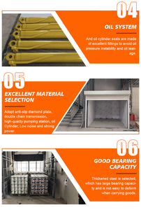 Lift barang berat hidrolik Harga Murah Platform pengangkat kargo dalam ruangan Lift barang besar elektrik luar ruangan untuk gudang - Product Image 3