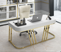 Bureau d'ordinateur de bureau moderne en marbre, tablette, vente en gros, nouveaux produits, simple