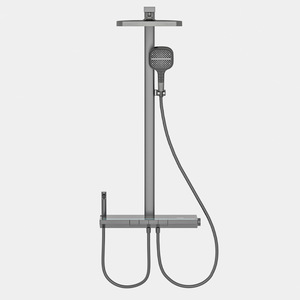 Jboyuan Shower Set With Digital Display Thermostatic Top Spray Minimalist Design - Product Image 5