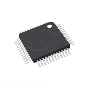 ชิ้นส่วนอิเล็กทรอนิกส์แบบฝังตัว 48 TQFP ATSAMD21G18A-AF BOM IC มีสินค้าในสต็อก - Product Image 1