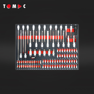TOMAC Valuable 7-Drawer Heavy Duty Workshop Tool Cabinet with Tools 255PCS Tool Set Rolling Storage <b>Trolley</b>/Cart - Product Image 4