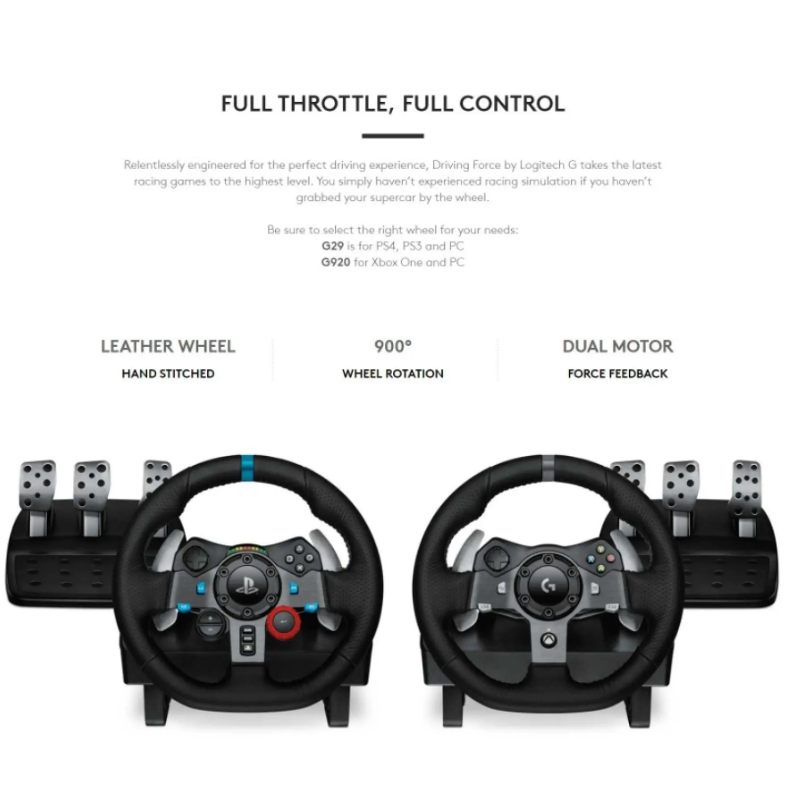 その他 G29 RACING WHEEL Logitech G29 Driving Force Racing Wheel | SportsDirect.com