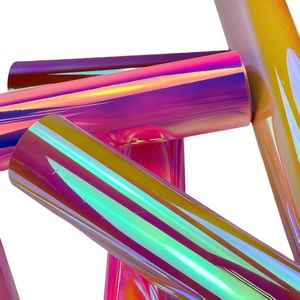 ビニールステッカー,カラーカットレインボーホログラフィック,カラフルDIYグラフィックホログラフィック - Product Image 3