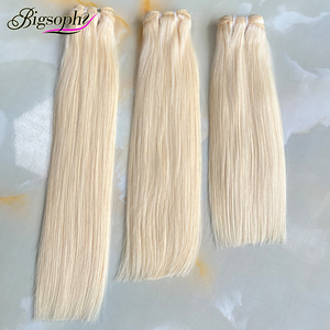 Venta al por Mayor # Paquetes de Cabello Humano Rubio 613, Paquetes de Cabello Liso con Cutícula Alineada, Cabello Vietnamita 100% Sin Procesar - Product Image 3