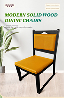 Table et chaise de salle à manger Table et chaise rectangulaires simples