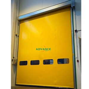 Porta Avvolgibile Automatica <span class=keywords><strong>in</strong></span> Acciaio ad Alta Velocità, Serranda Rapida <span class=keywords><strong>in</strong></span> <span class=keywords><strong>PVC</strong></span> per Magazzini Industriali, Isolamento Termico, Apertura a Spinta e Trazione - Product Image 2