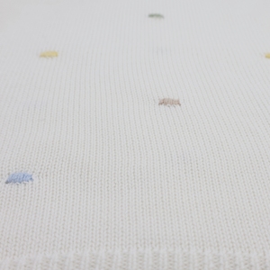 Kids Cotton Knitted Rabbit <b>Blanket</b> PP Cotton Filled with Mesh Lining for Birthday Gift - Product Image 4