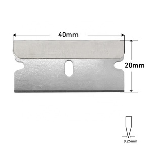 Carbon Steel 39x19x0.25mm Single <b>Edge</b> Industrial Razor Blades - Product Image 2