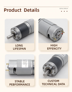 28mm <span class=keywords><strong>DC</strong></span> Motors <span class=keywords><strong>385</strong></span> Baixa Velocidade Alta Torque 6V 12V 24V Engrenagem Planetária com Ímã Permanente Hall Codificador de Velocidade Variável e Torque - Product Image 5