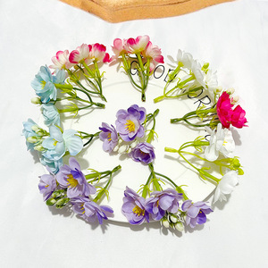 Guirlande de jasmin artificiel multi-têtes, petit bouquet de fleurs pour épingles à cheveux, accessoires de guirlande, accessoires photo, décoration de vitrine - Product Image 2