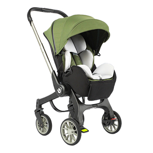 Luxurious 4-in-1 Baby <strong>Stroller</strong> Foldable Multi-Function Travel Systems with Five-Point Safety Belt for <strong>Age</strong> 3 Years