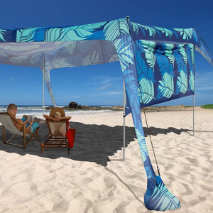 Cool Portable Beach <span class=keywords><strong>Cabana</strong></span> Tent, Pop up Canopy con UPF50 + Parasol-Sombra ligera para exteriores con arena para <span class=keywords><strong>la</strong></span> <span class=keywords><strong>playa</strong></span> - Product Image 1