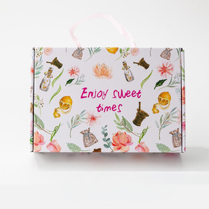 Mẫu miễn phí bán buôn gấp sóng máy bay Hộp Tùy chỉnh in màu bao bì hộp các tông bưu phẩm vận chuyển với biểu tượng tùy chỉnh - Product Image 4