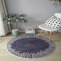 Tapis et ensembles de tapis abstraits fabriqués à la machine, à poils moyens, lavables, vente en gros à prix abordable