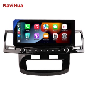 NAVIHUA 12.3 Inch Android Car DVD Multimedia Player GPS Navigation <b>Stereo</b> Radio Para Carro for Toyota Hilux Auto A/C 2009-2015 - Product Image 1