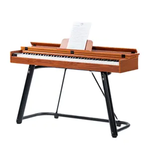 Flip Open Electronic Organ Piano Instrument Heavy Hammer Connected Audible Pedal Bluetooth Connection Music Piano