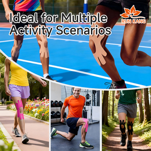 Cinta Muscular de Algodón para Medicina Deportiva, 5M, para Lesiones Agudas, Primeros Auxilios, Drenaje de Hinchazón, Promoción del Flujo Linfático, Esencial para Clínicas - Product Image 2