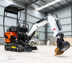 0.8T Mini Excavator Hydraulic Digging Machine <b>Towable</b> Backhoe Compact Crawler for Farm Construction Landscaping - Product Image 3