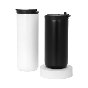 Stainless Steel Insulated Tumbler 304 Double Layer Flip Top Travel Mug For Home Office Use - Product Image 1